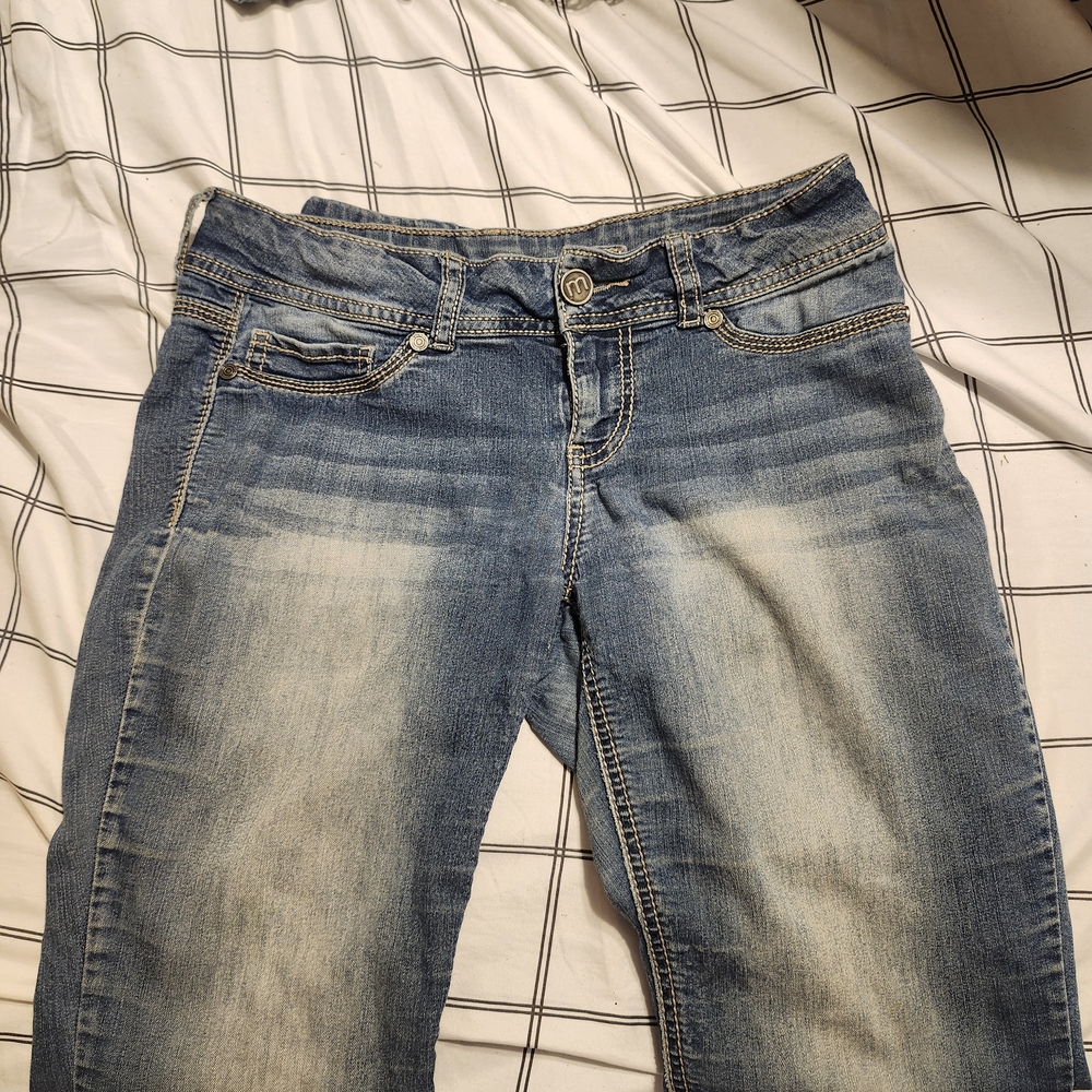 Maurices Light Blue Straight Leg Jeans